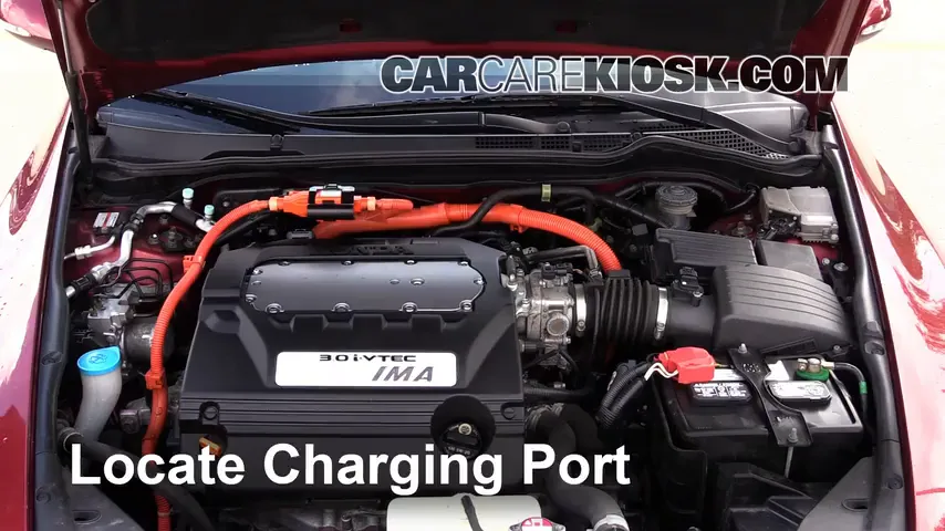 2007 Honda Accord Hybrid 3.0L V6 Air Conditioner Recharge Freon